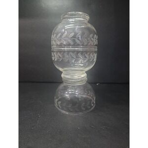 Anchor Hocking Laurel Gray Dessert Bowls, Vintage Clear Glassware, Set Of 3